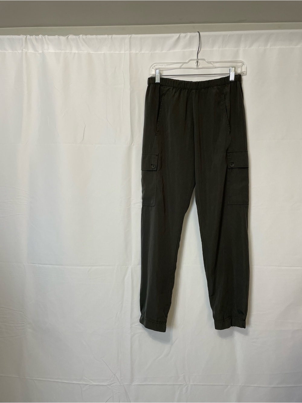 RD Style Lightweight Cargo Jogger Trousers Green Womenโs Small
